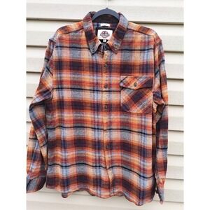 Field & Forest Men's Flannel Plaid Button Down Cotton Long Sleeve Shirt XL